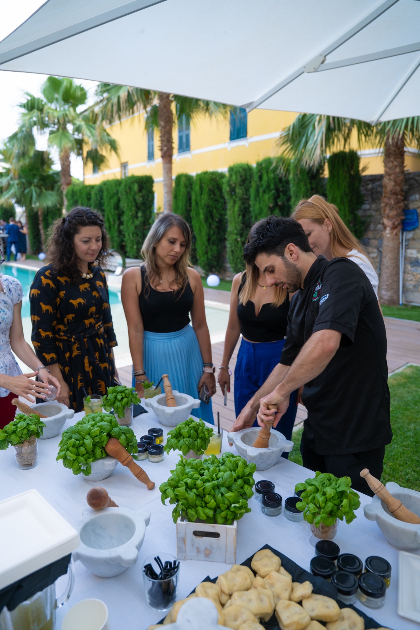 Esperienza social durante un evento gastronomico