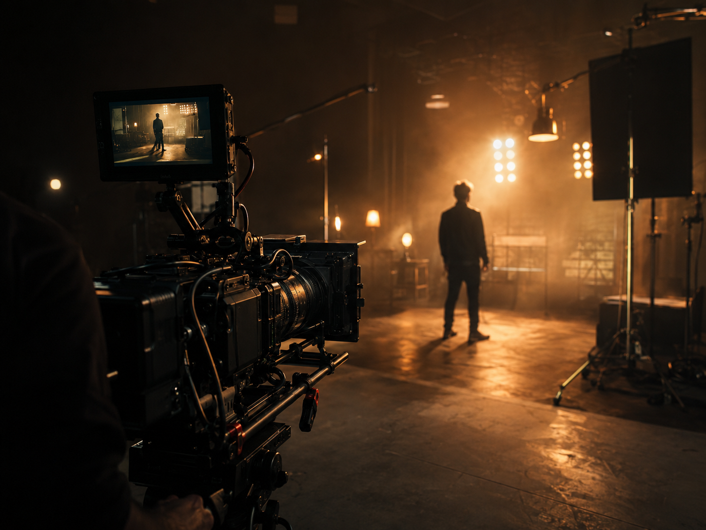 Ripresa video professionale sul set